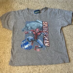 Y2k 2006 Spider-Man Boys Kids Marvel Tshirt Grey Small See Laid Flat Measurement